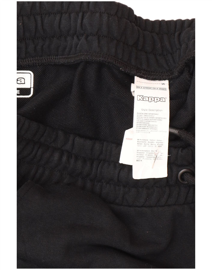 Kappa Pantalon de Survêtement Homme Joggers Large Noir Coton