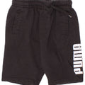 Puma Short de sport graphique garçon 4-5 ans noir coton