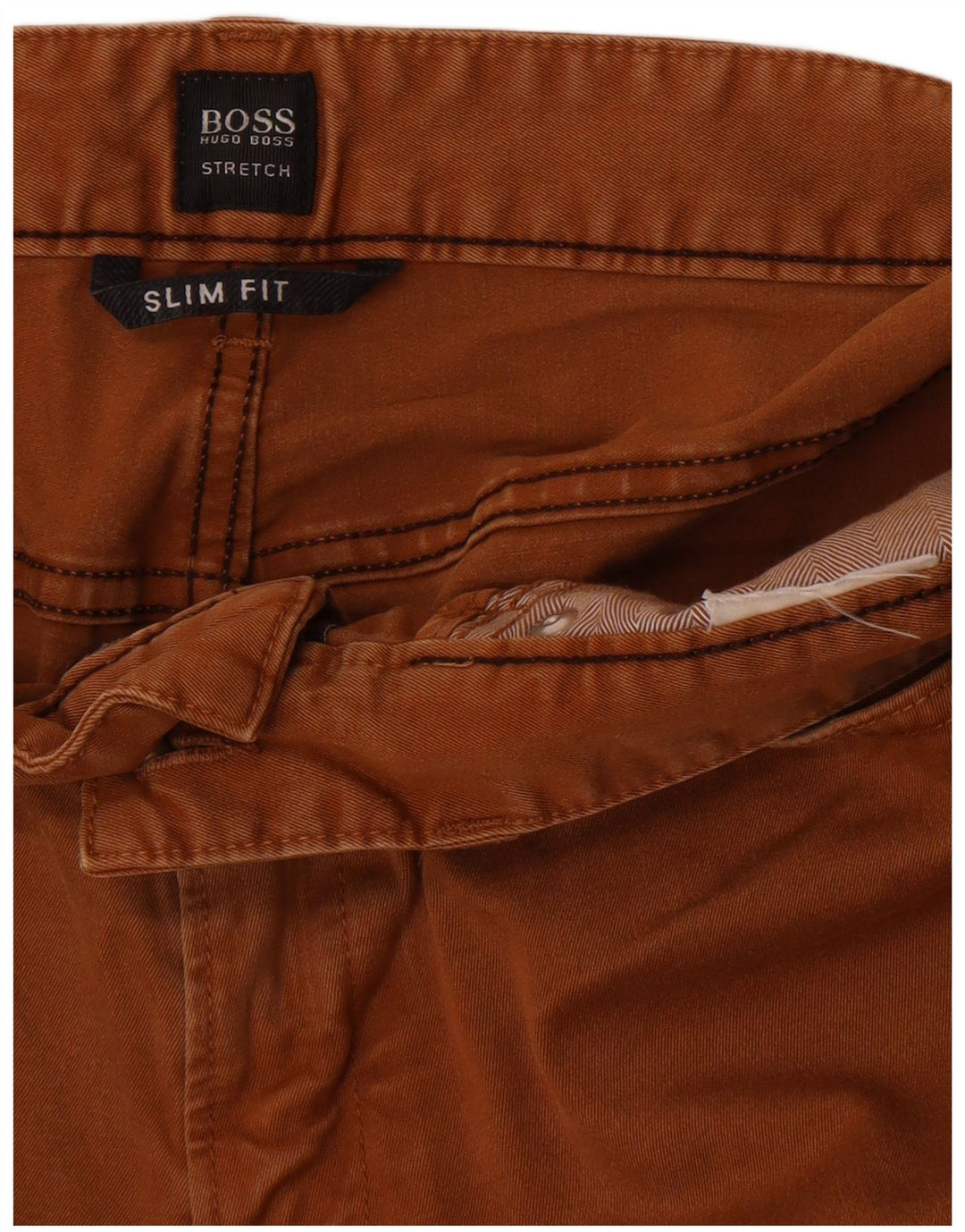 Hugo Boss Jean Slim Stretch W34 L32 Homme Marron