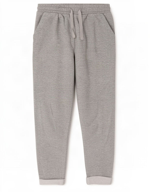 Zara Pantalon de survêtement pour femme Joggers UK 8 Small Gris Moucheté Coton