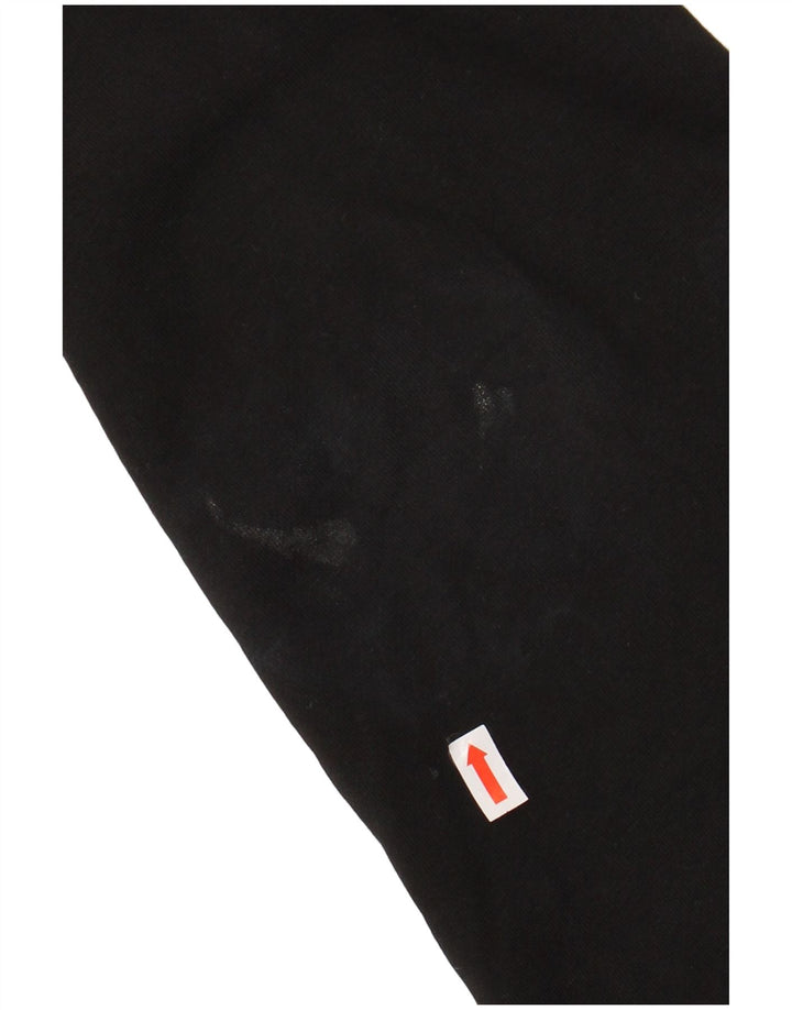 CALVIN KLEIN JEANS Sweat-shirt graphique pour femme UK 16 Large Noir