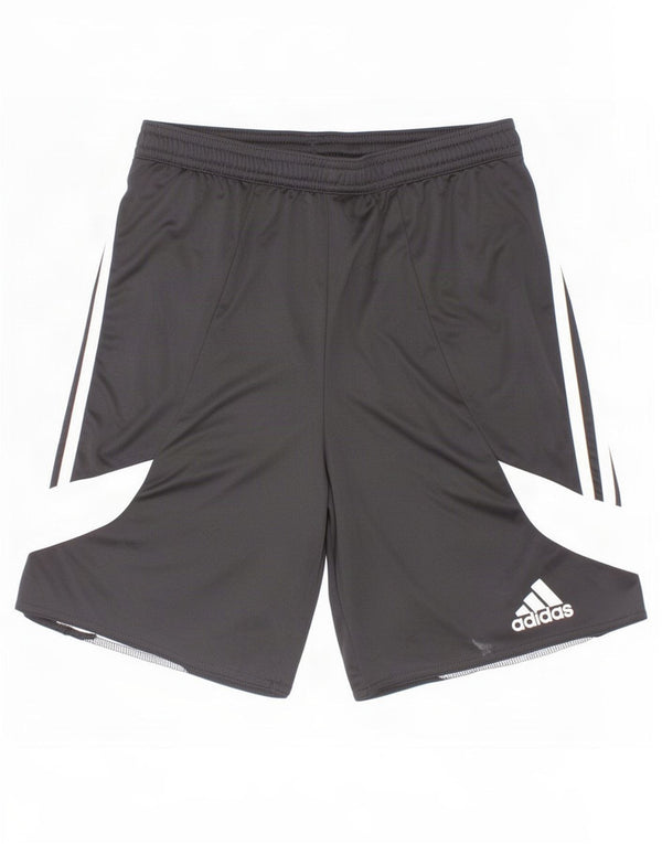 Adidas Short de sport Climalite pour garçon 13-14 ans XL Noir Colorblock