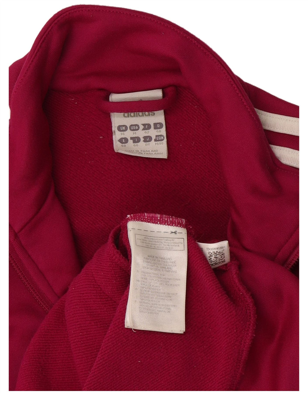 Adidas Veste de survêtement pour femme UK 14 Rose moyen Polyester