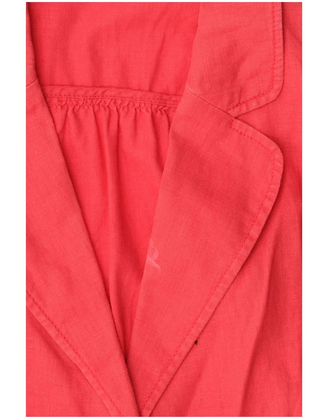 Marks & Spencer Veste blazer à manches 3/4 pour femme 1 bouton UK 18 XL Lin rouge