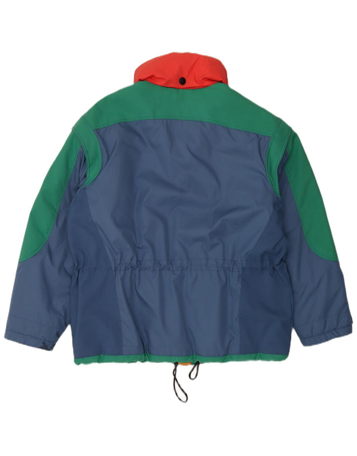 DIADORA Veste de ski pour homme UK 40 Large Bleu Colorblock Polyester