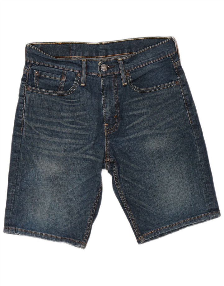 LEVI'S Short en Jean 502 Homme W29 Petit Bleu