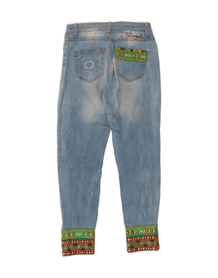 DESIGUAL Womens Slim Jeans W26 L27 Blue Vintage Desigual and Second-Hand Desigual from Messina Hembry 