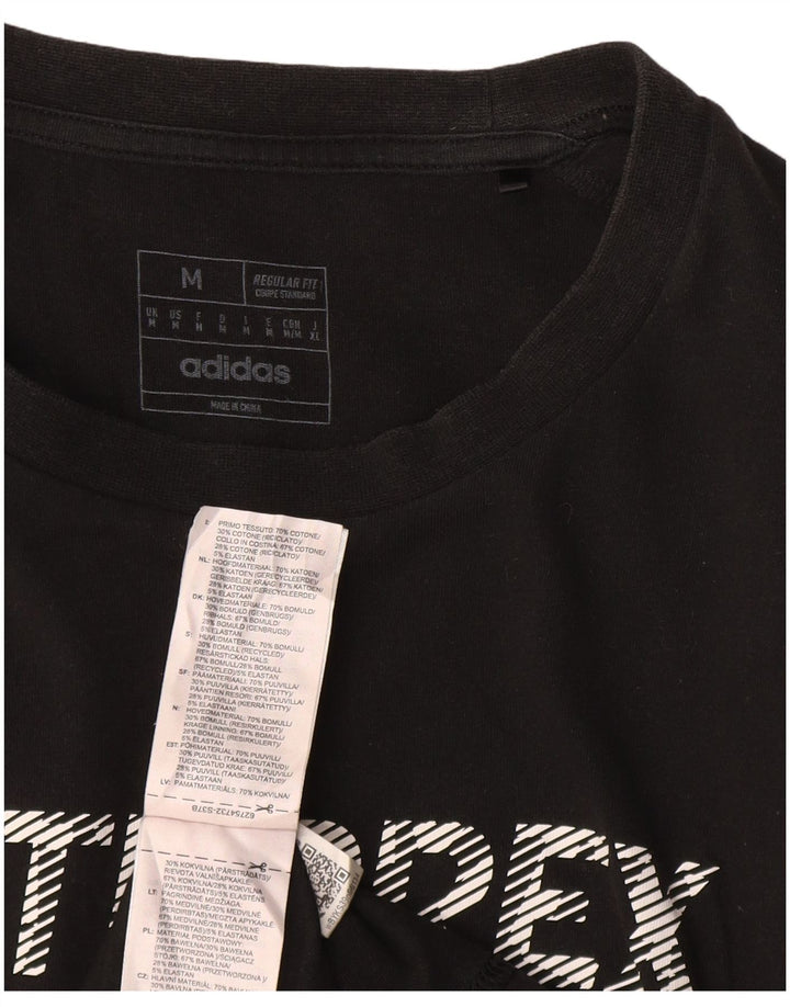 ADIDAS T-Shirt Terrex Regular Fit Graphic Homme Noir Moyen Coton