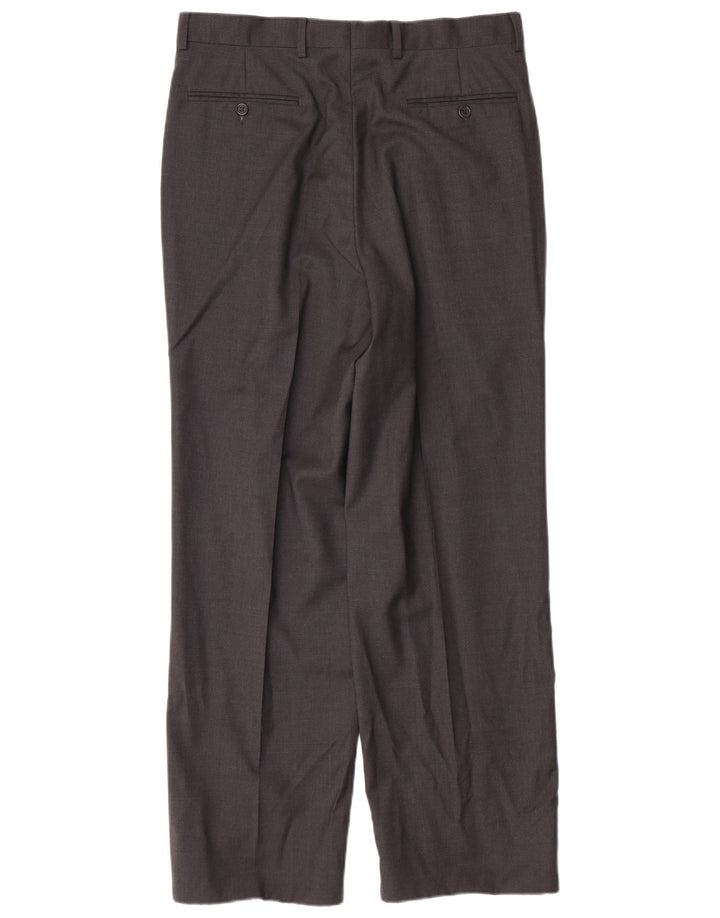 VALENTINO Costume 2 Pièces Croisé Homme IT 50 Large W34 L30 Gris