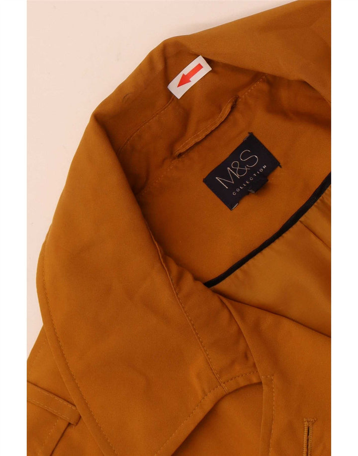 Marks & Spencer Trench-coat pour homme UK 16 Large Orange Polyester