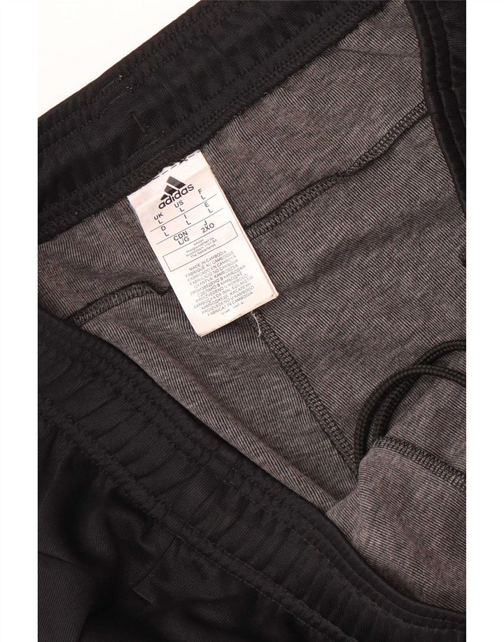 Adidas Pantalon de survêtement pour homme Joggers Large Noir Polyester