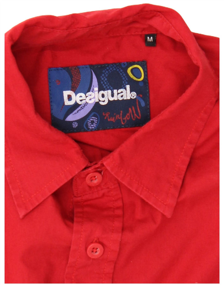 DESIGUAL Chemise Graphique Homme Rouge Moyen