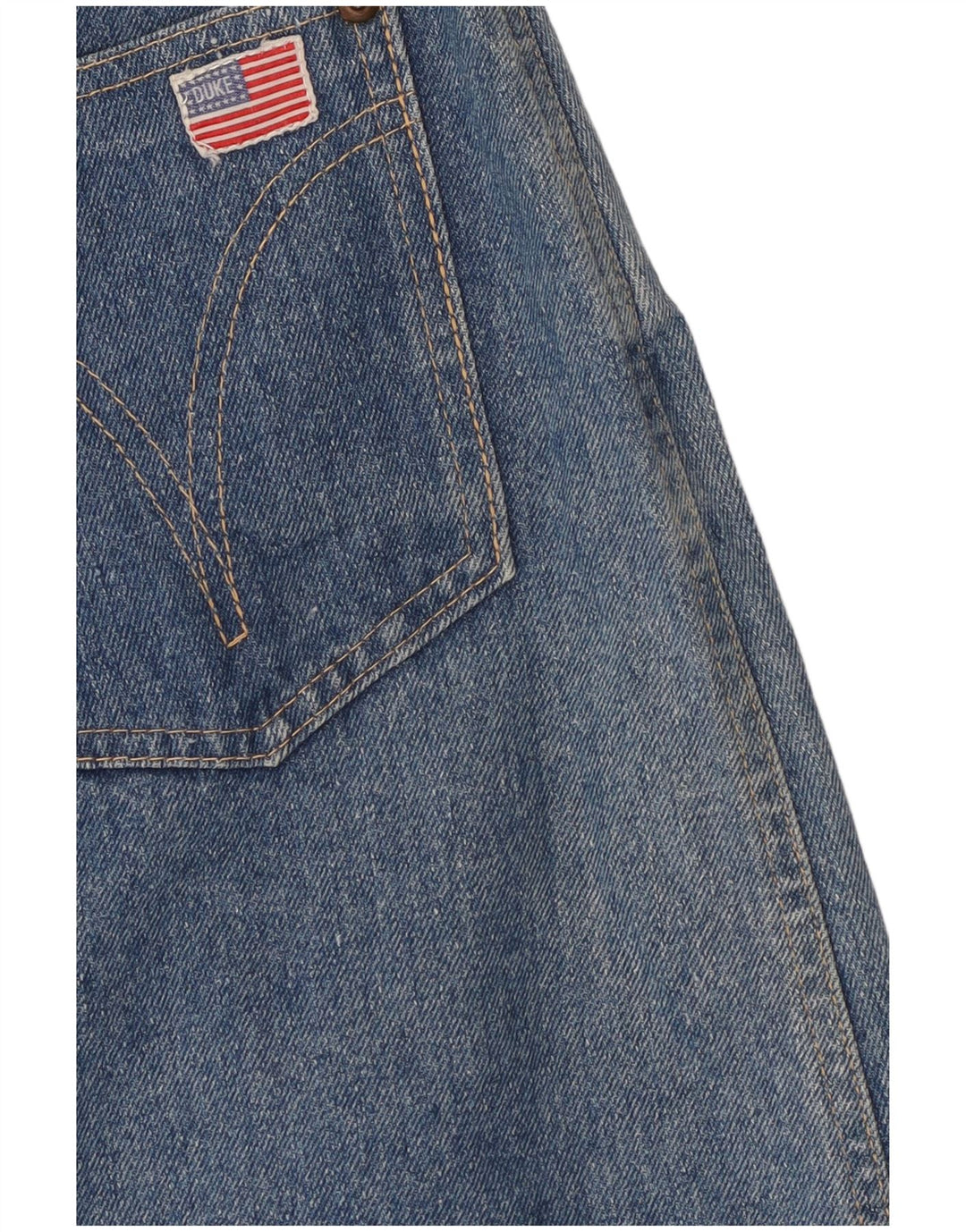 DUKE Short en Jean Femme W28 Bleu Moyen