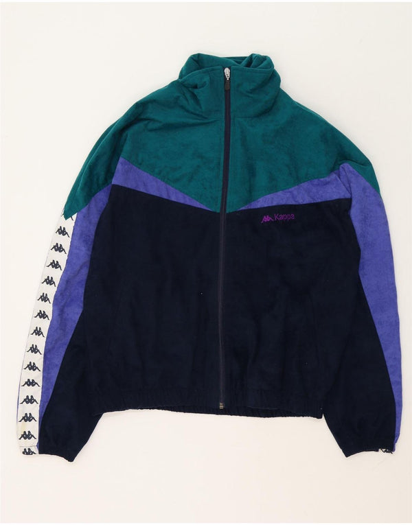 Kappa Veste de Survêtement Graphique Homme Large Multicolore Colourblock