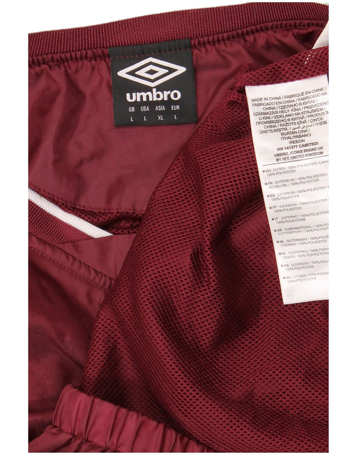Umbro Haut de Survêtement Pull Homme Large Bordeaux Polyester