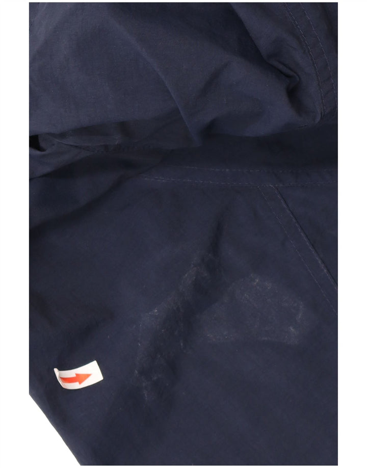 TIMBERLAND Veste de pluie à capuche pour homme UK 42 XL Bleu marine Nylon