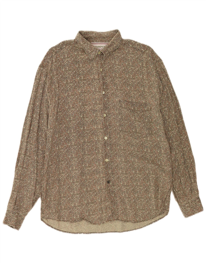 Wampum Chemise Homme Grand Kaki Paisley