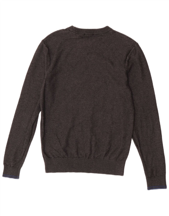Scotch & Soda Pull Col Ras du Cou Homme Gris Moyen Coton
