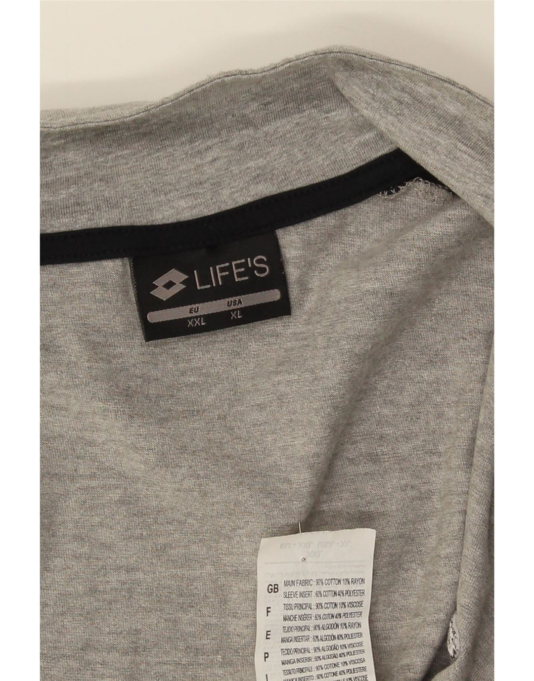 Lotto Veste de Survêtement Homme XL Gris Colorblock Coton