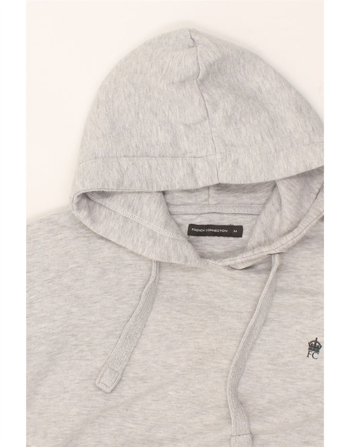 FRENCH CONNECTION Womens Hoodie Jumper UK 14 Medium Grey Cotton | Vintage French Connection | Thrift | Second-Hand French Connection | Used Clothing | Messina Hembry 