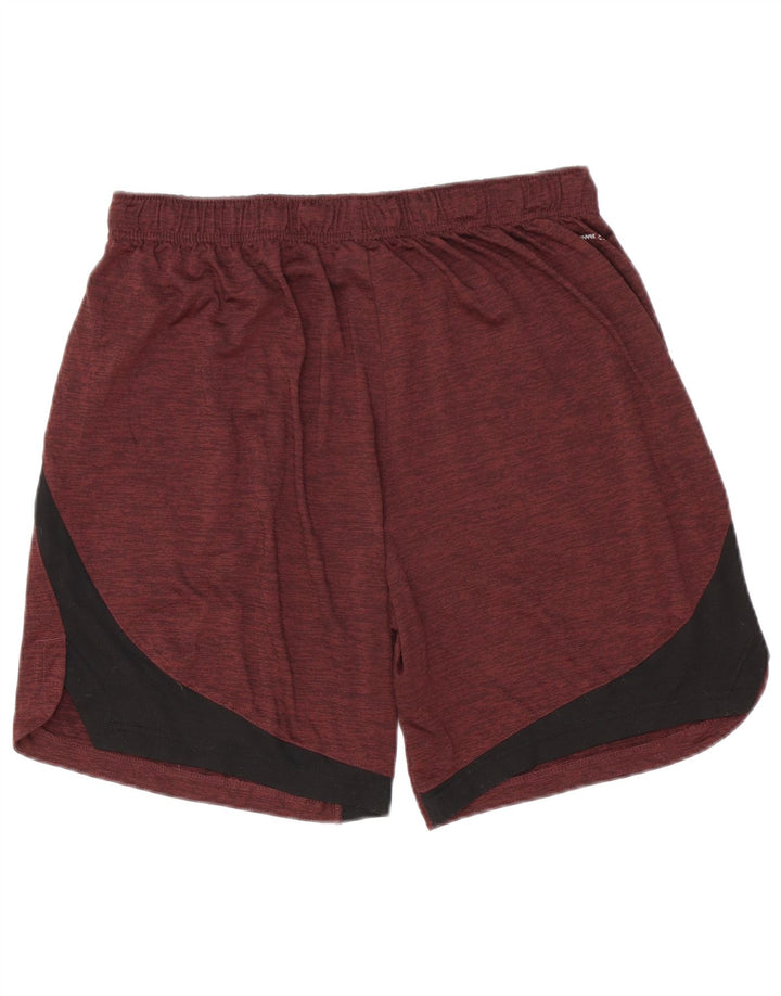 RUSSELL ATHLETIC Short de Sport Dri-Power Homme Marron Moyen Colorblock