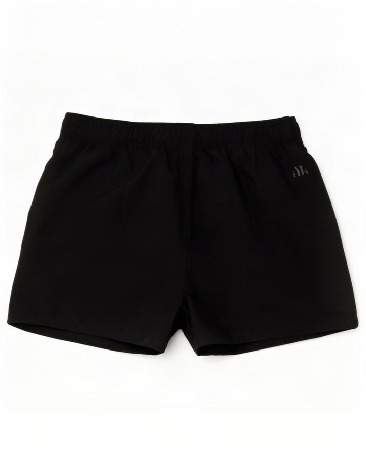 Adidas Short de sport graphique pour homme en polyester noir moyen