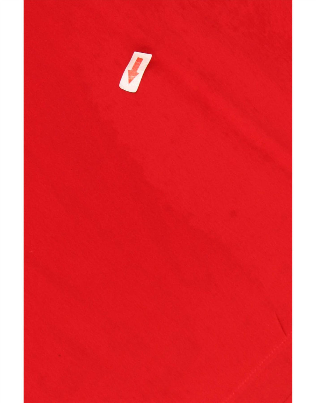 Blouse Femme Vintage Top IT 46 Grande Soie Rouge