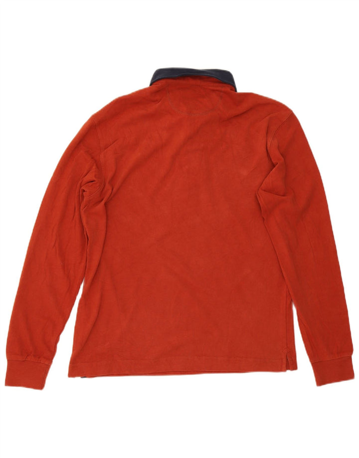 La Martina Polo à Manches Longues Homme Rouge Moyen Coton