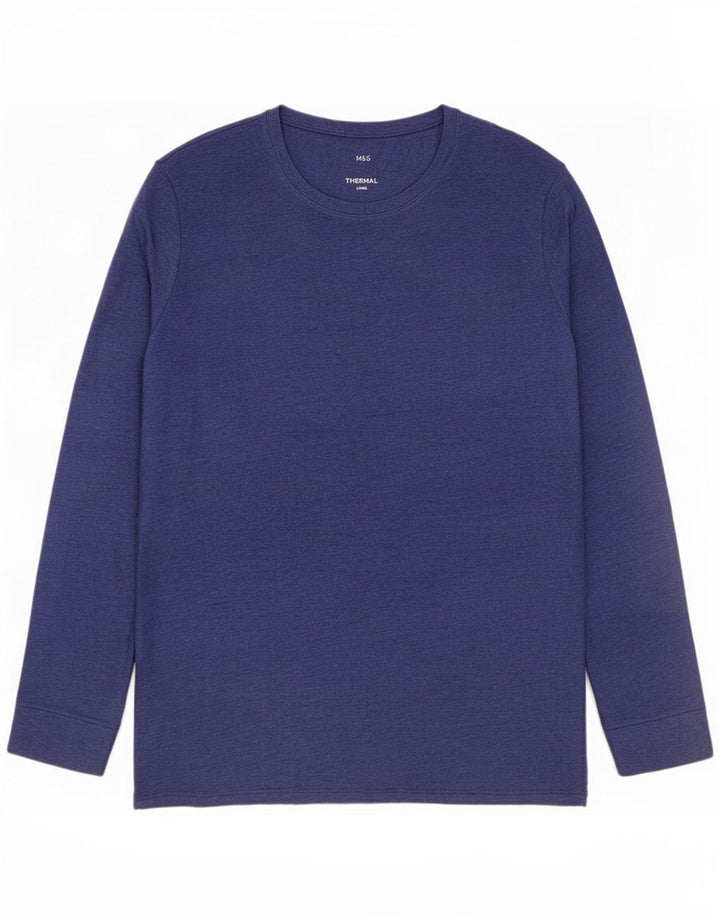 Marks & Spencer Haut à manches longues pour homme en acrylique bleu marine Taille L