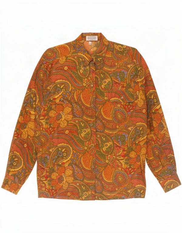 Chemise surdimensionnée femme vintage EU 40 Medium Multicolore Paisley