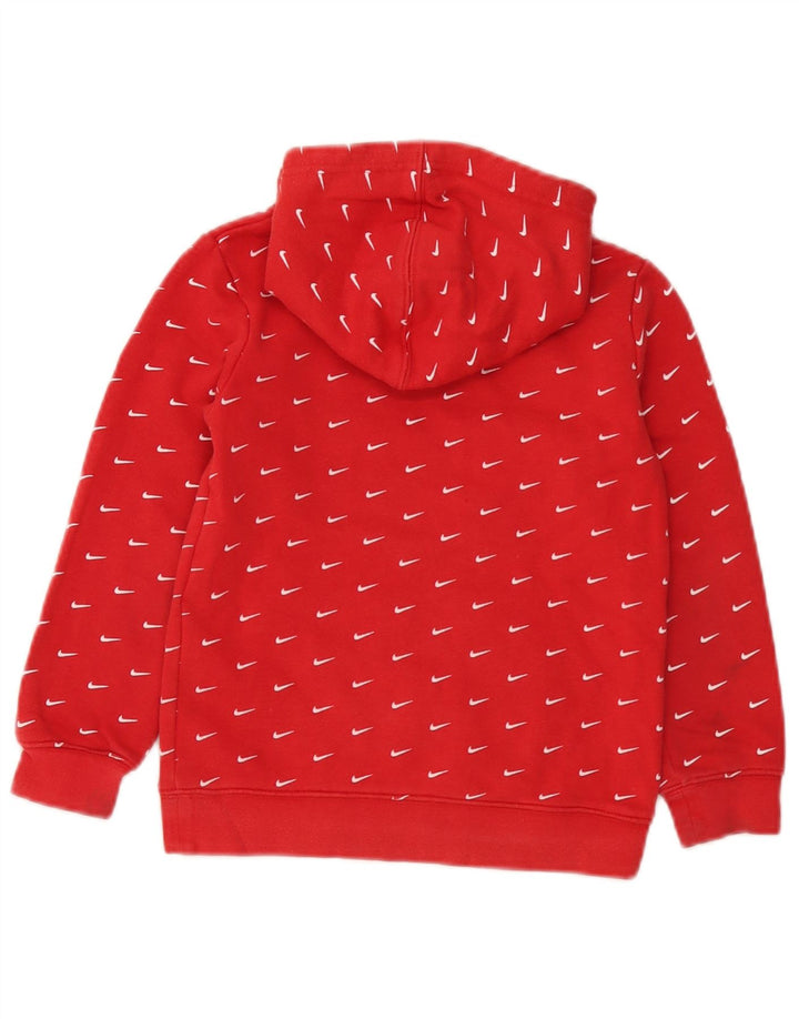 Nike Pull à capuche garçon 6-7 ans Rouge Coton