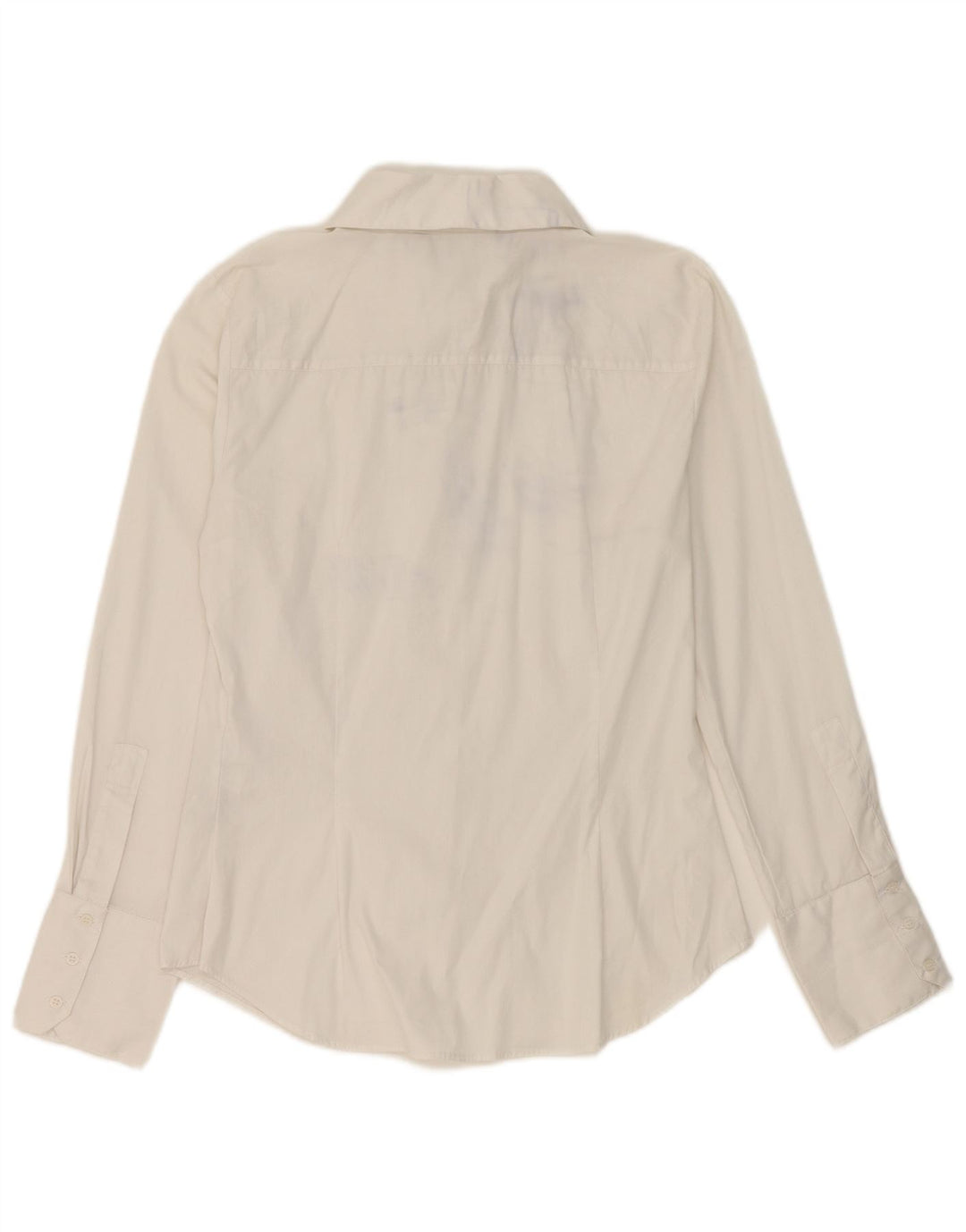 Chemise Femme Zara UK 12 Coton Blanc Moyen