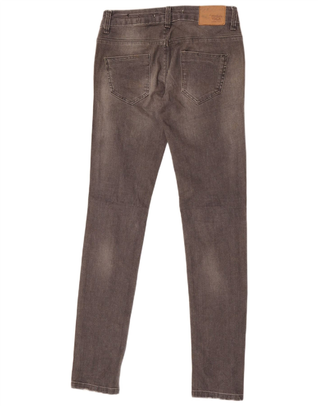 Zara Jean slim effet vieilli pour femme EU 34 2XS W24 L32 Gris