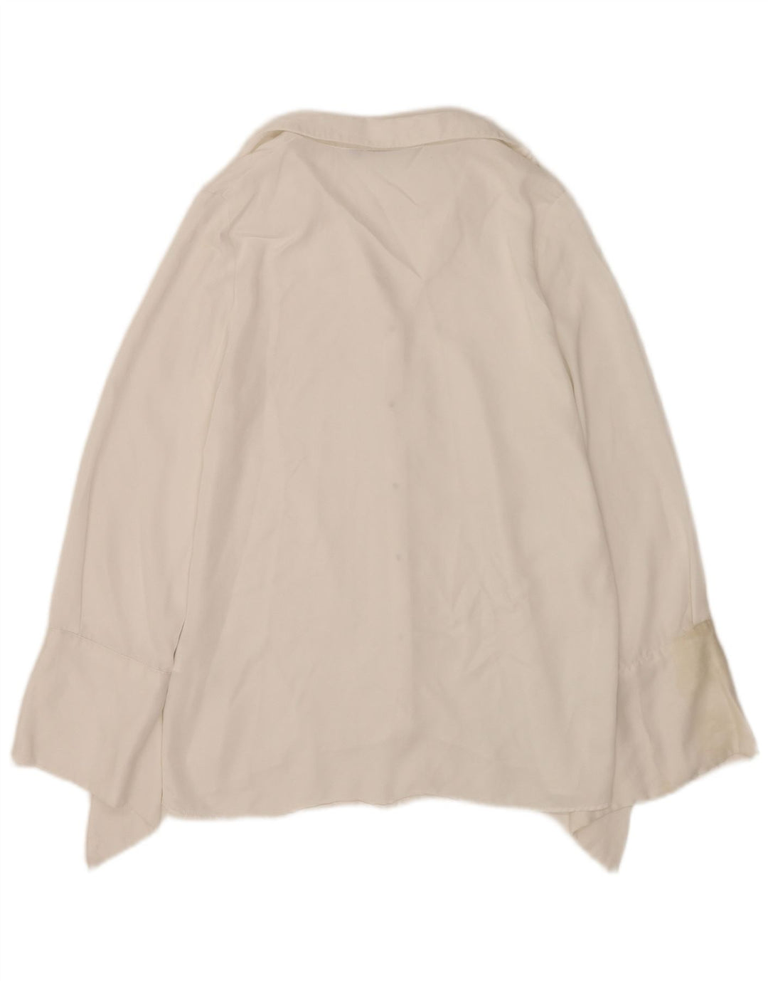 Zara Chemisier Femme Chemisier UK 10 Petite Viscose Blanche