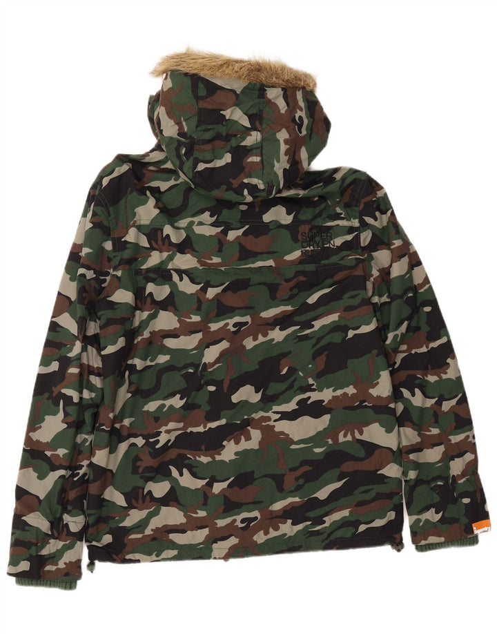 SUPERDRY Veste coupe-vent The Windcheater pour homme UK 36 Small Kaki