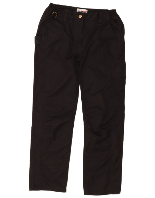 Timberland Pantalon cargo droit pour homme Large W36 L28 Noir Polyester