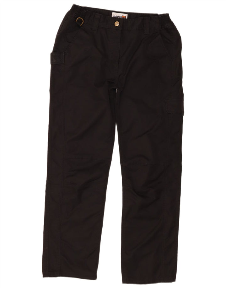 Timberland Pantalon cargo droit pour homme Large W36 L28 Noir Polyester