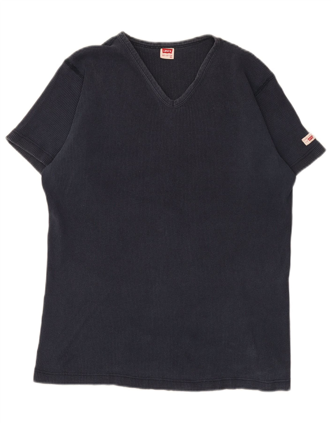 Levi's T-Shirt Femme Top XL Bleu Marine Coton