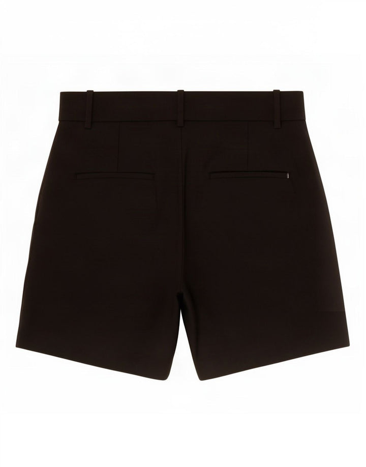Zara Femme Short Chino Pegged Moyen W28 Noir Polyester
