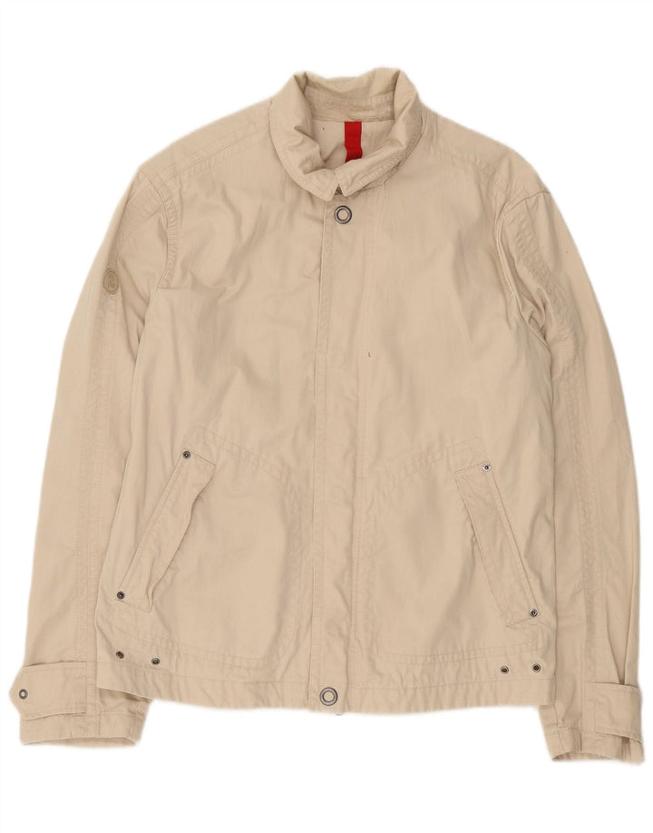 Invicta Veste Bomber Homme UK 40 Grand Coton Beige
