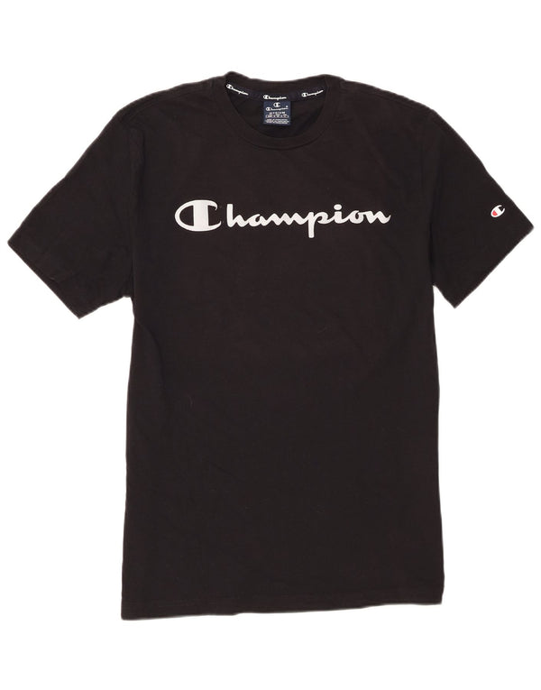 Champion T-Shirt Graphique Homme Noir Moyen Coton