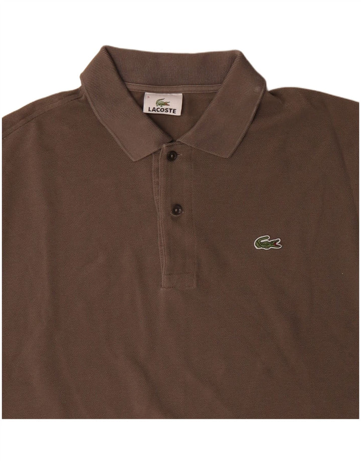 Lacoste Polo Homme Taille 5 Grand Coton Marron