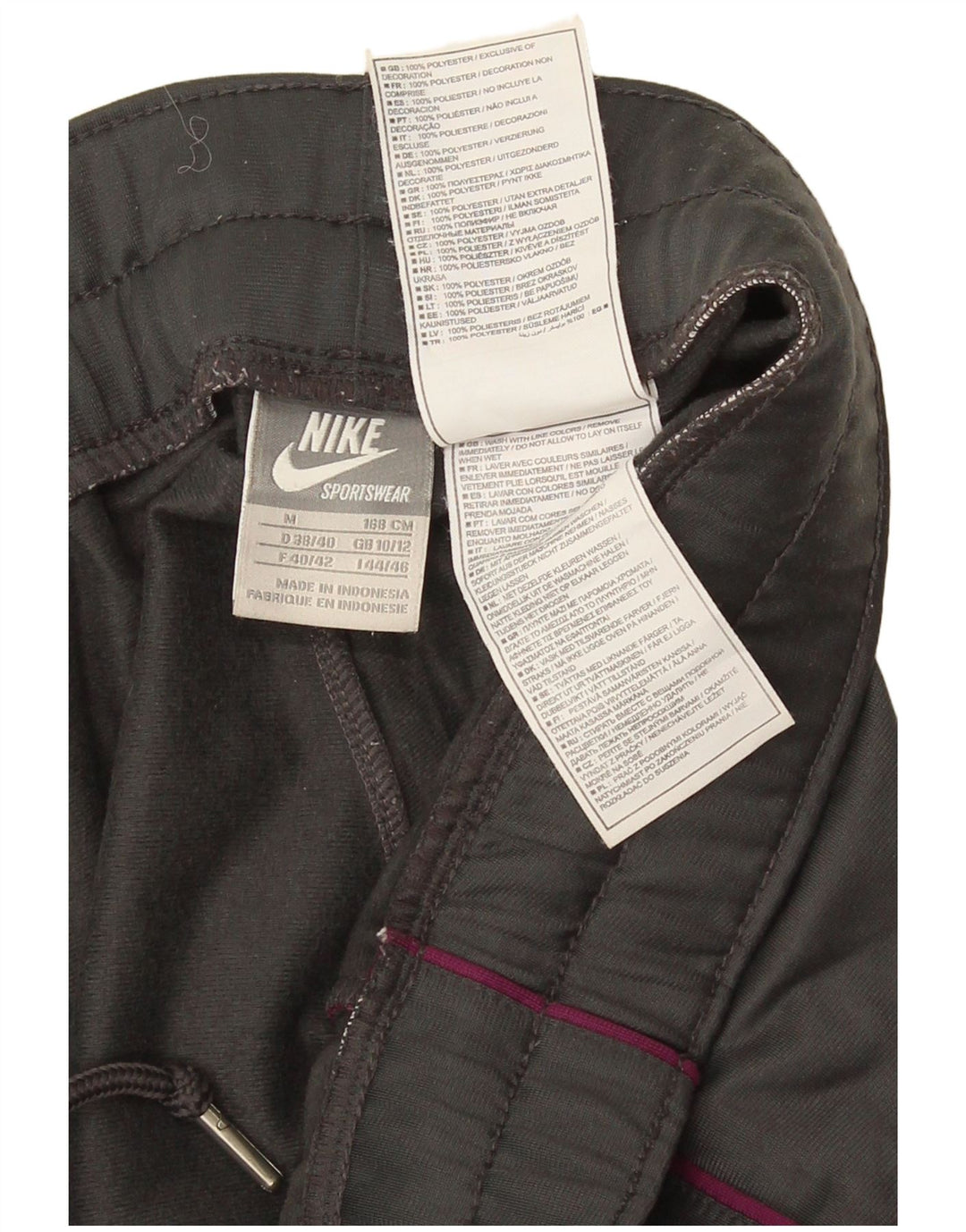 Nike Pantalon de survêtement pour femme UK 10/12 Gris moyen Polyester