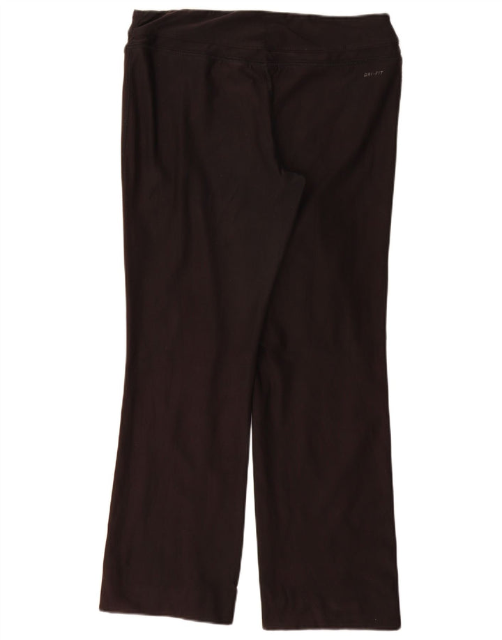 NIKE Pantalon de survêtement Dri Fit pour femme UK 16 Large Noir