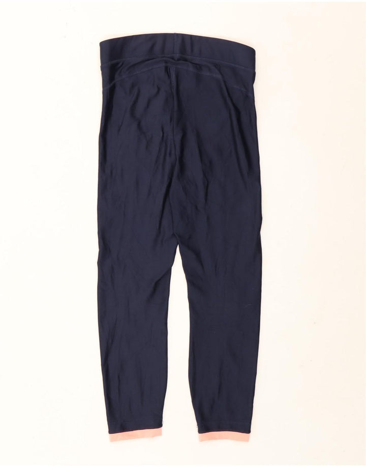 Under Armour Legging Crop Graphic Femme UK 12 Bleu Marine Moyen