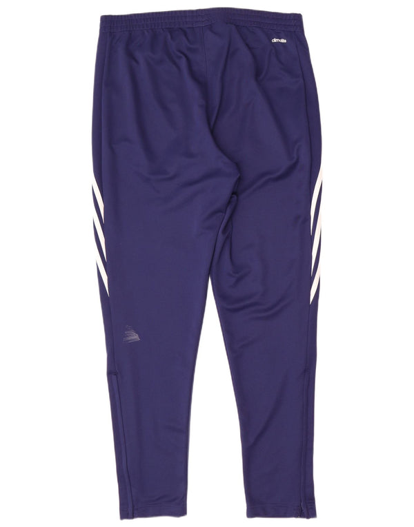 Adidas Pantalon de survêtement Climalite pour homme Large Bleu marine Polyester