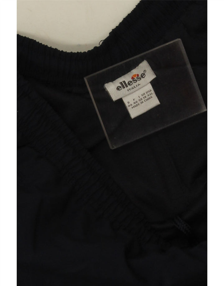 Ellesse Pantalon de survêtement pour femme UK 18 XL Bleu marine Polyester