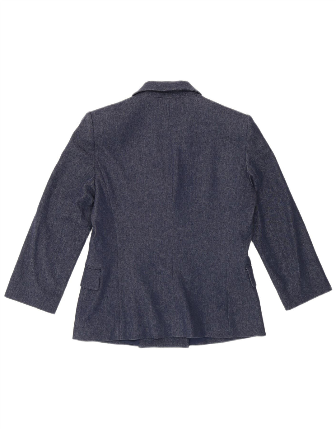 Trussardi Femme Veste Blazer Croisée À Manches 3/4 IT 42 Bleu Moyen
