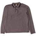Sun68 Polo à manches longues pour homme XL en coton gris