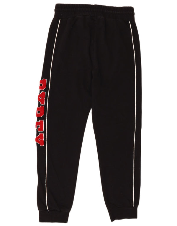 Pyrex Mens Graphic Tracksuit Trousers Joggers Medium Black Cotton